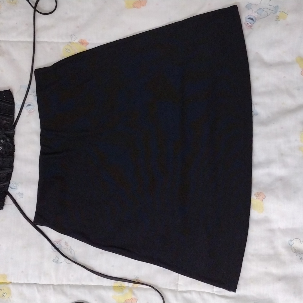 I.N. San Francisco classic black mini skirt A Line